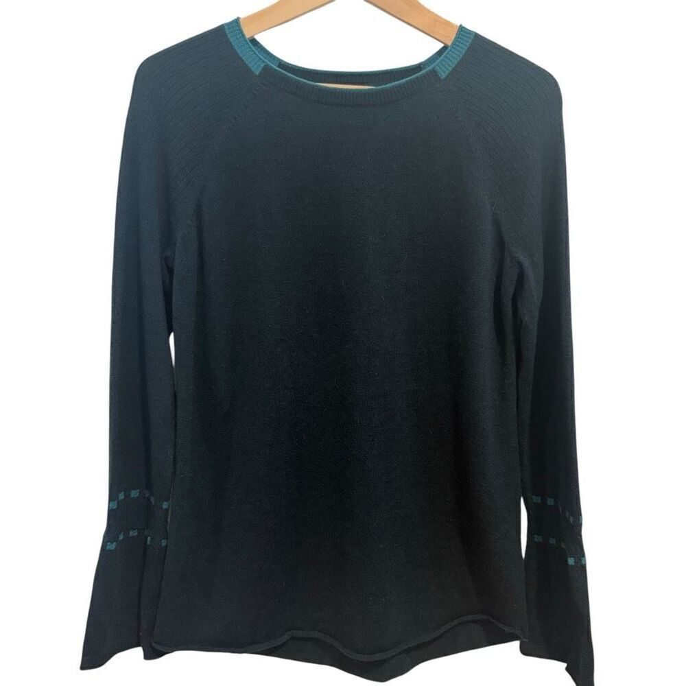 Smartwool Teal Bell Sleeve Sweater Size S